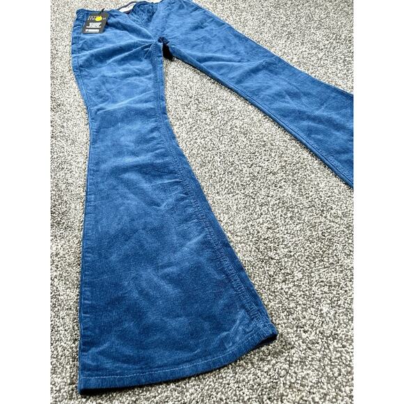 Rock And Roll Denim Bargain Bell Pants Women's 27x34 Pull On Flare Corduroy - Picture 2 of 13